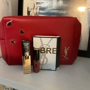 Ysl bag and makeup